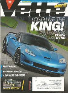 VETTE 2011 NOV - ZR1 GRUNT, LS9 HOP UP, RESTORED BAND-AID L88, HOT C4 